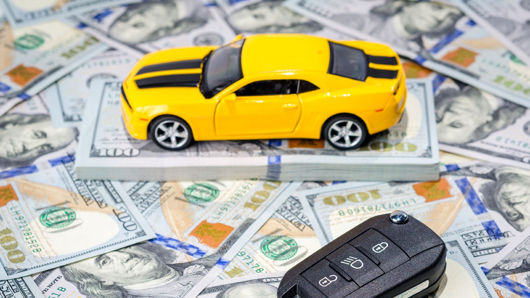 Electric vehicle at a charging station