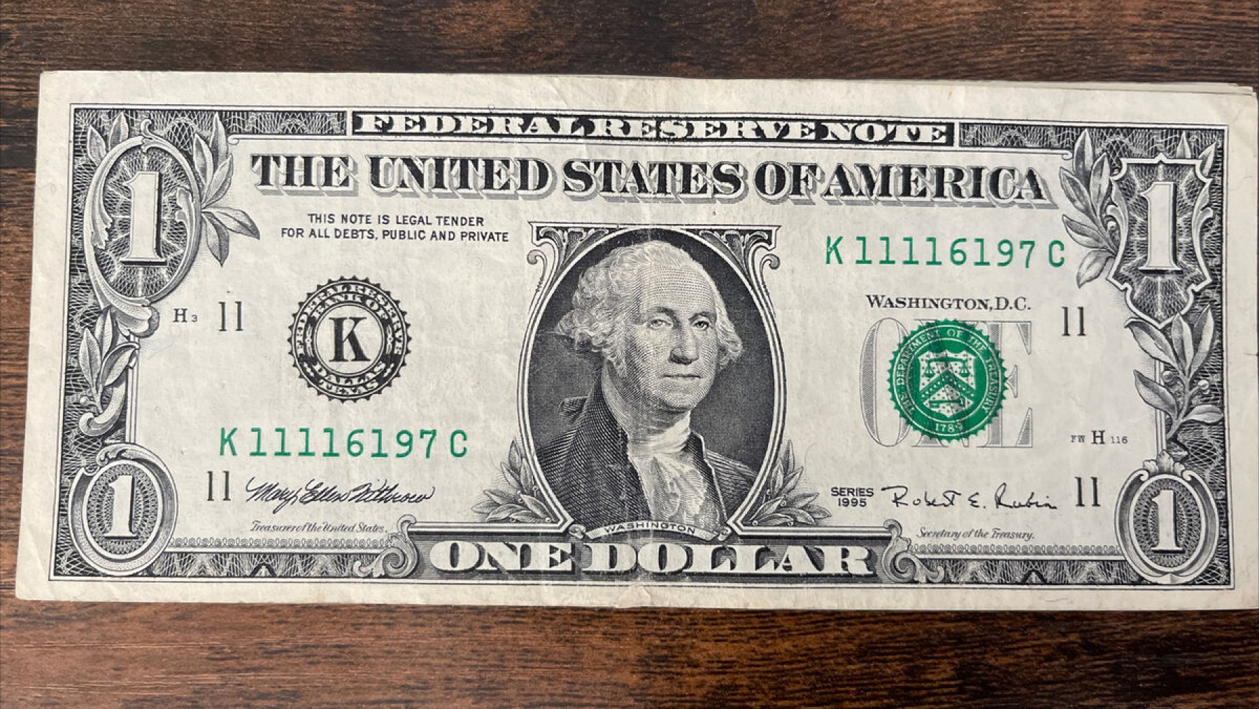 dollar bill november