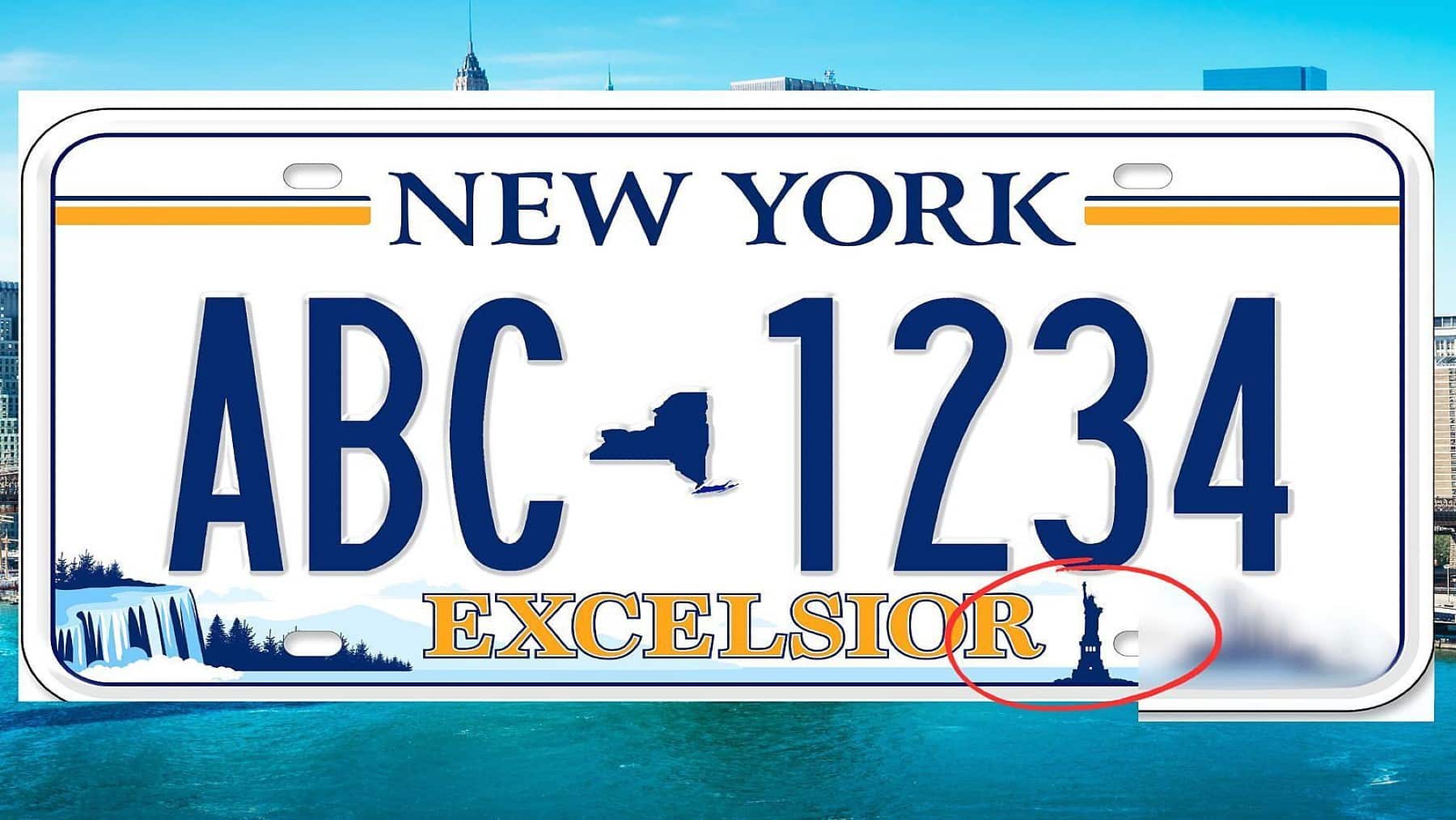 NYC license plates