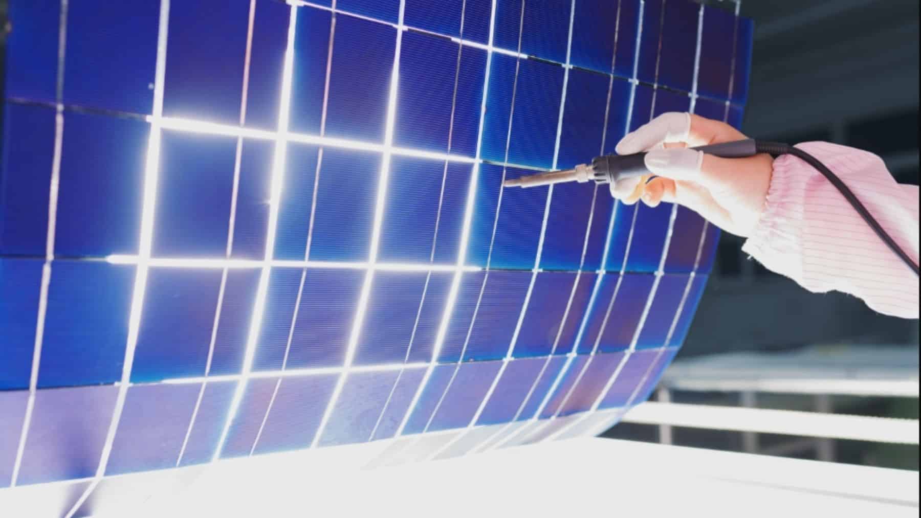 Perovskite solar panels