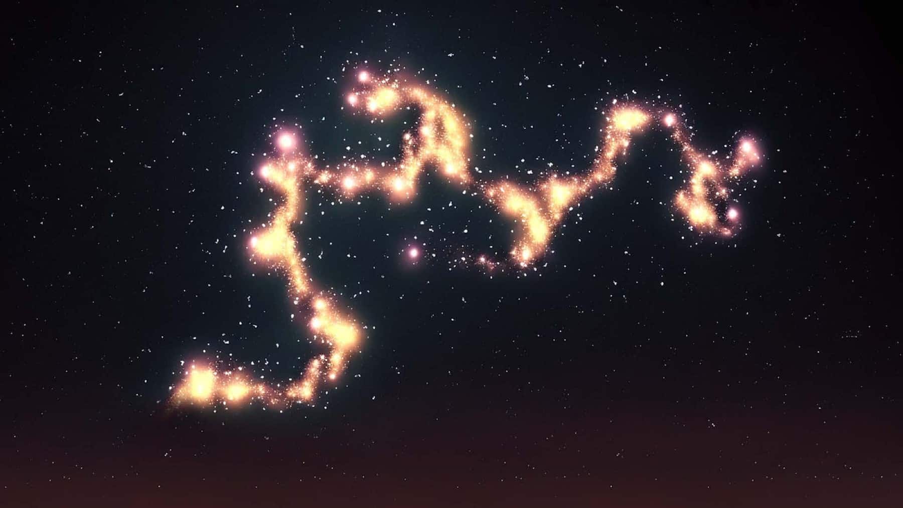 Light structure near Earth