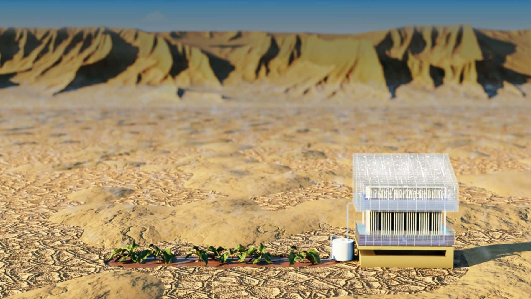 water harvesting sunlight