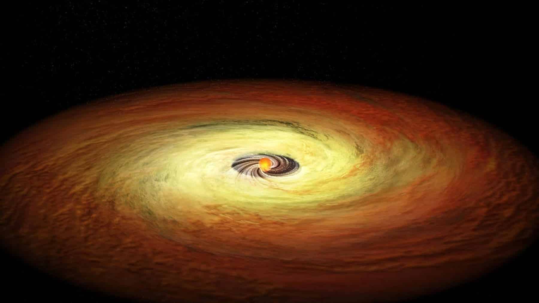 A 30 million year old planet factory