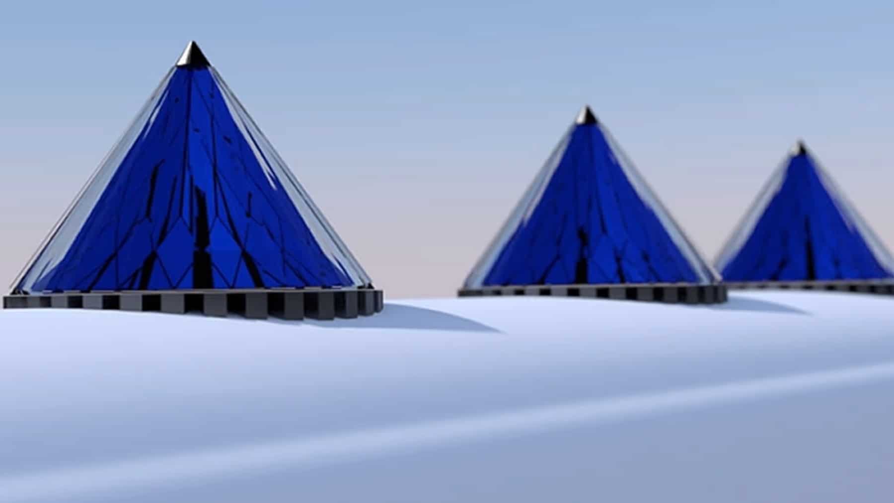 spinning photovoltaic cone defies logic