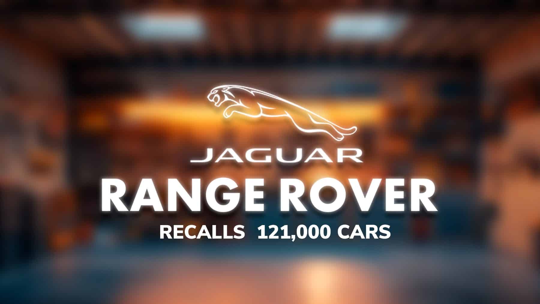 Jaguar SUV recall