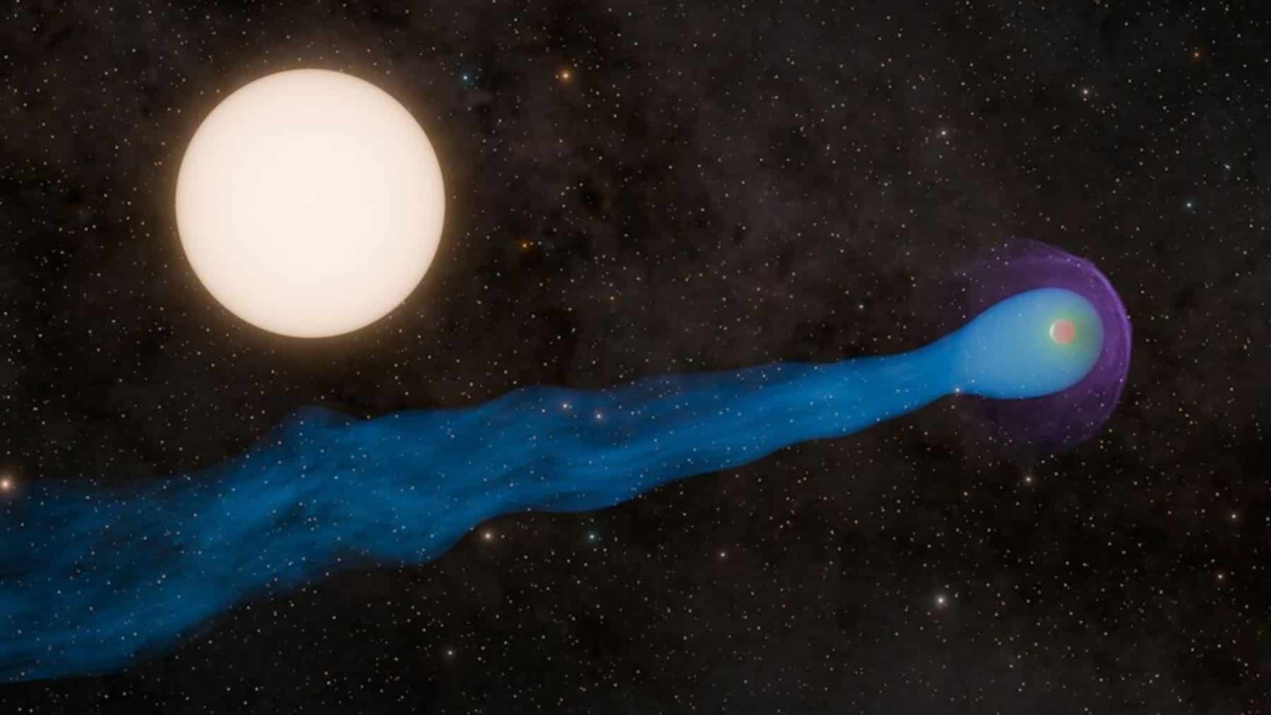 cosmic blast racing toward Earth