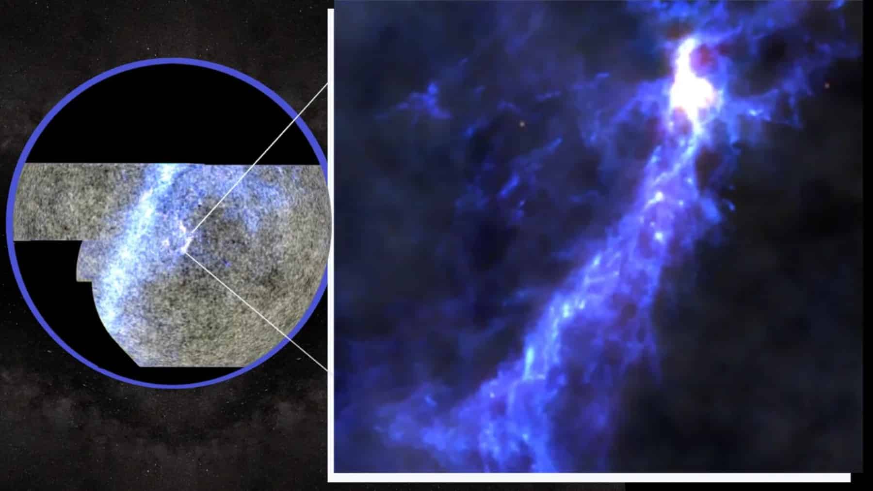 nasa captures image of baby universe