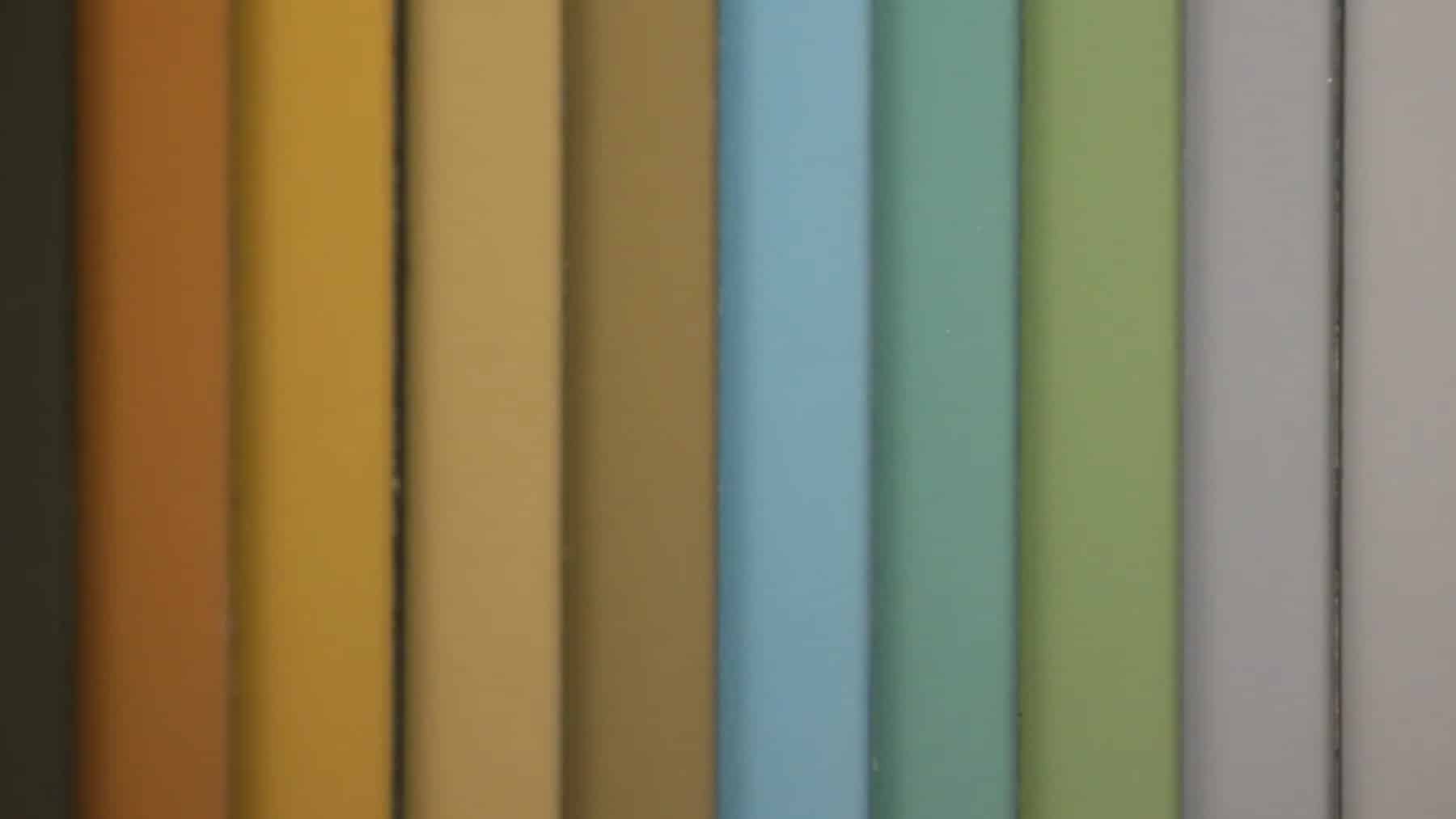 Colored solar glass panels in multiple shades