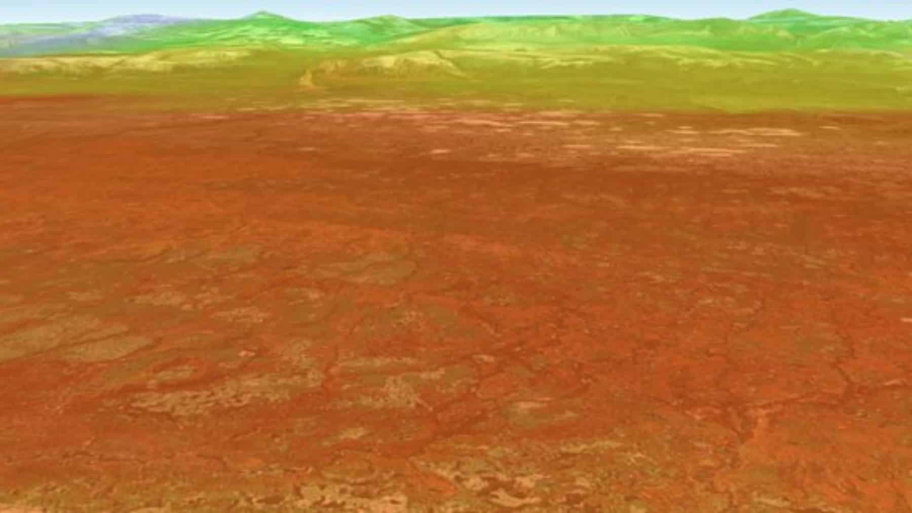 Melting Arctic ice turns rivers orange