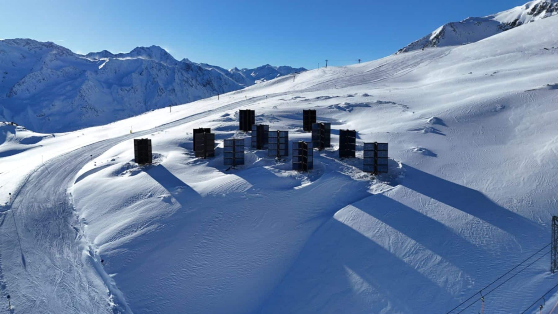 Switzerland solar panels Alps