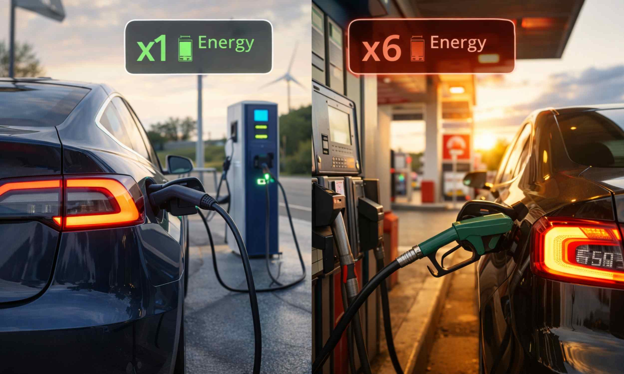 A German physicist looked at the battle for 2035 and revealed a fact that changes everything: an electric car uses up to six times more energy than a gasoline car