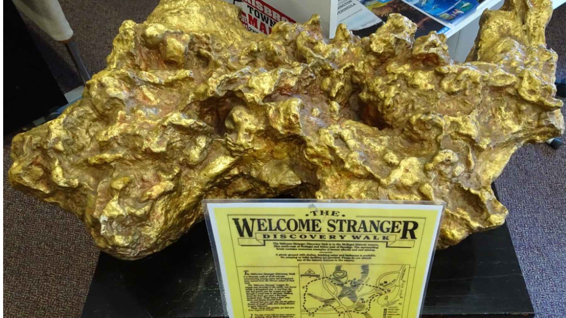 The man-sized gold nugget that made two miners rich in 1869