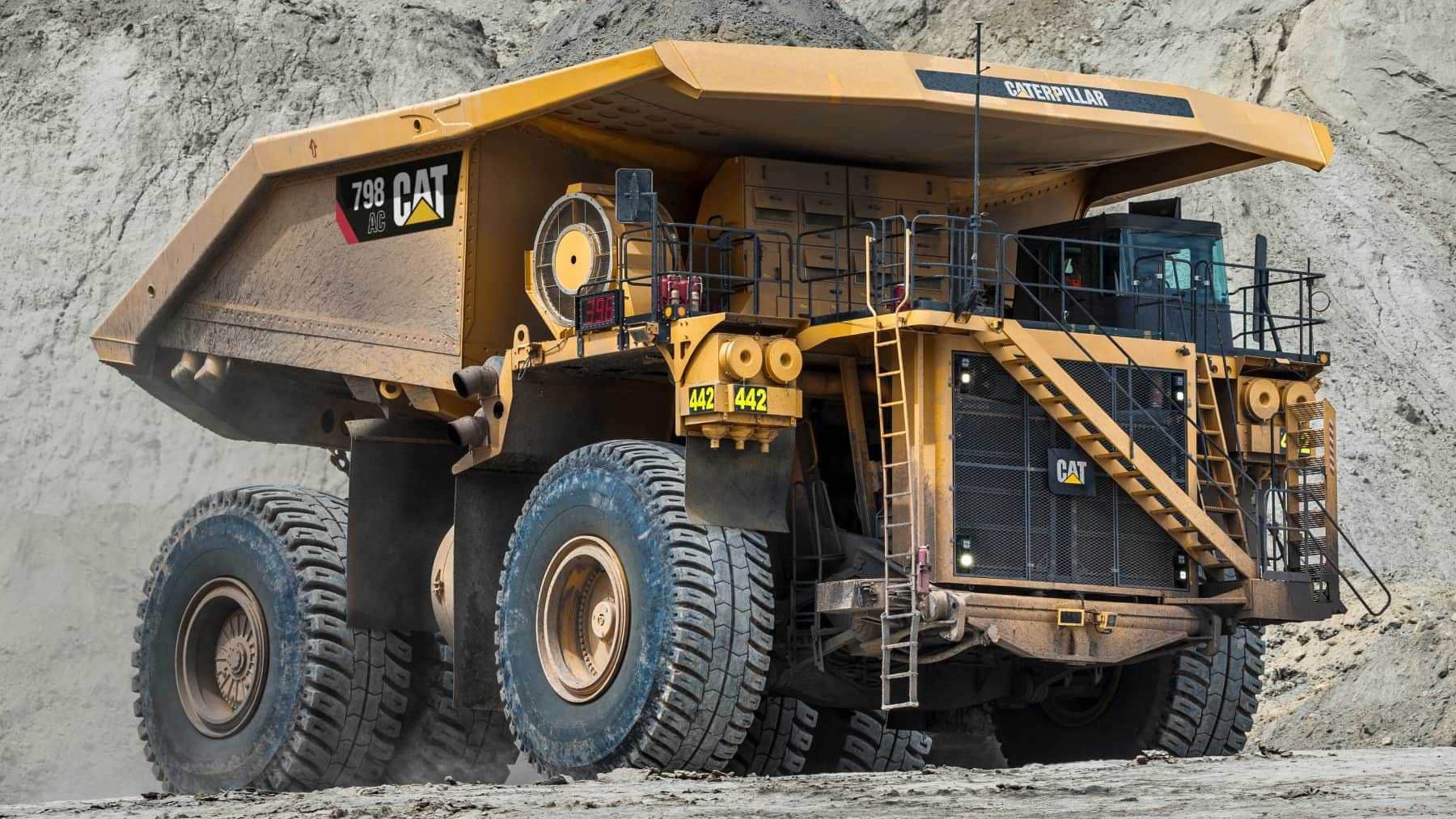 Caterpillar, camiones mineros eléctricos