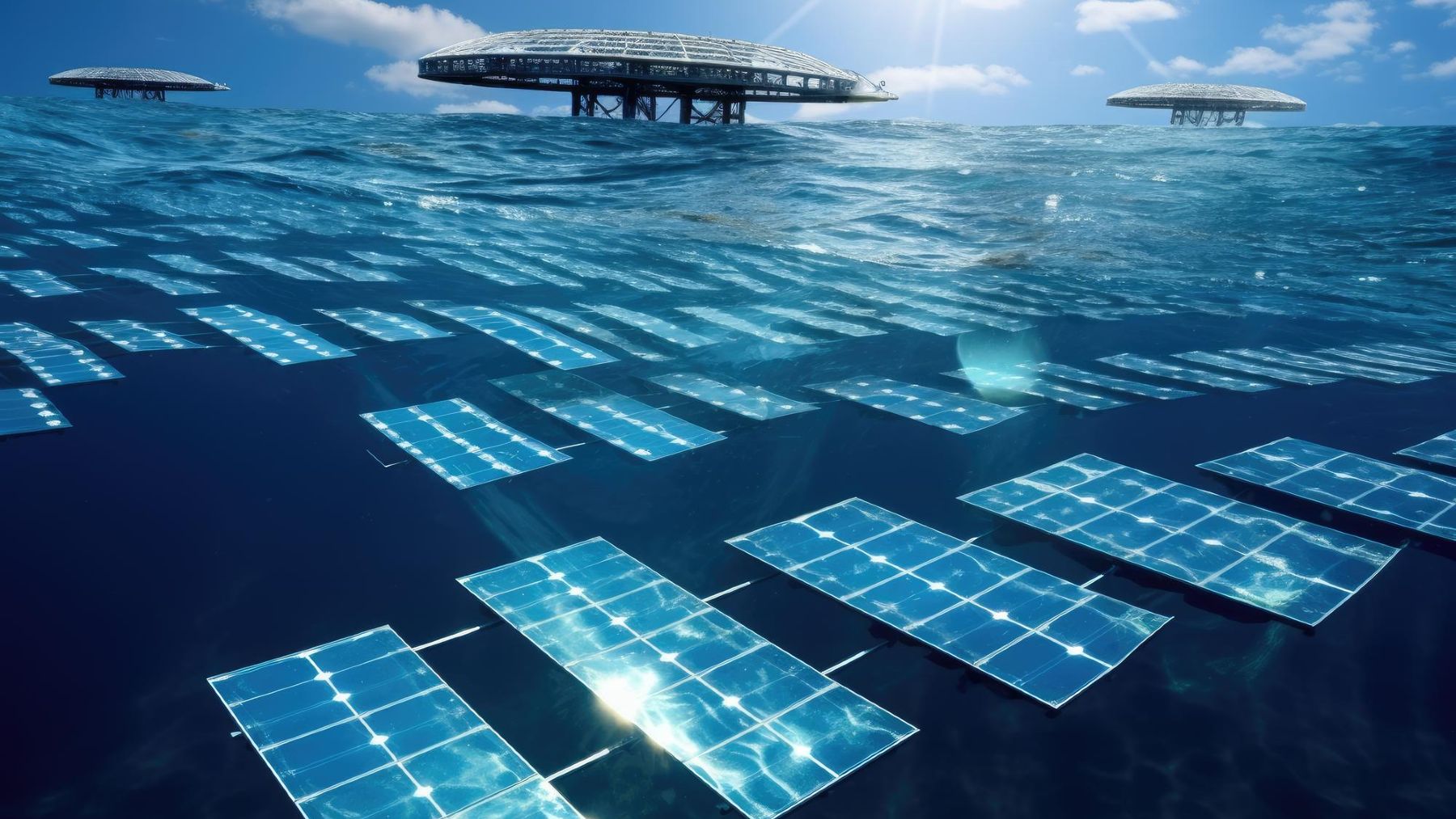 paneles solares mar cantabrico