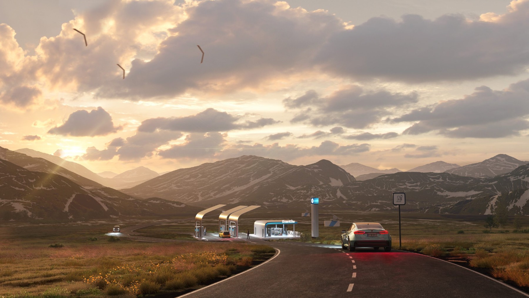 coche, coche energía eólica