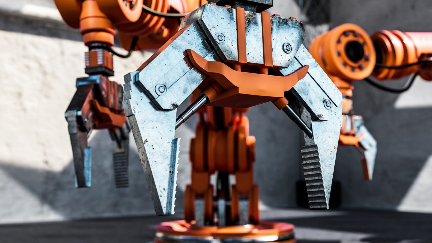 construcción, robot construcción