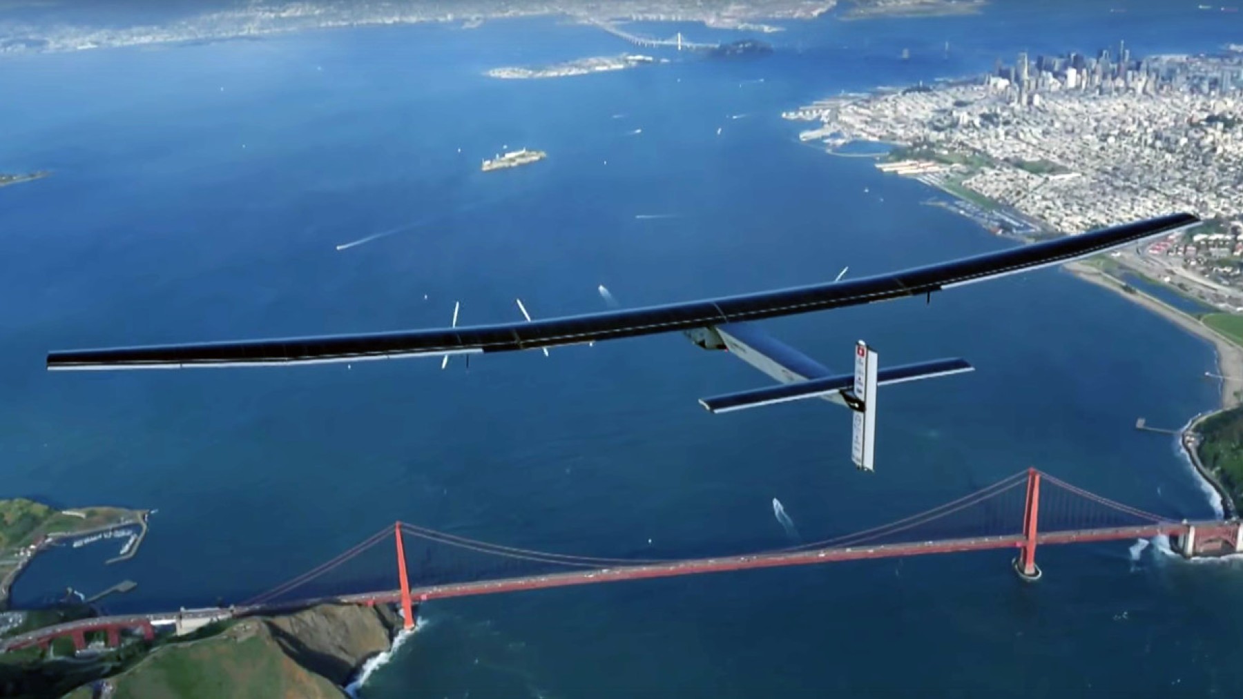 avión, paneles solares, solar impulse 2