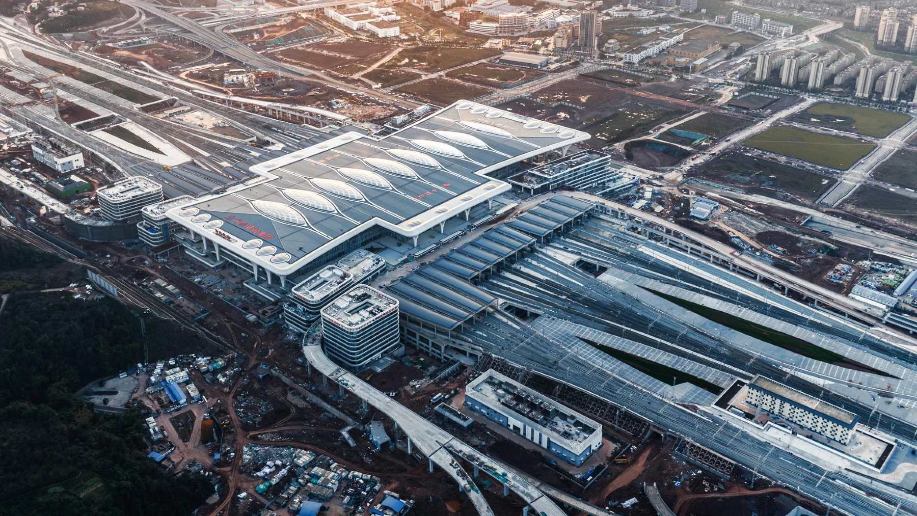 Enorme estación china