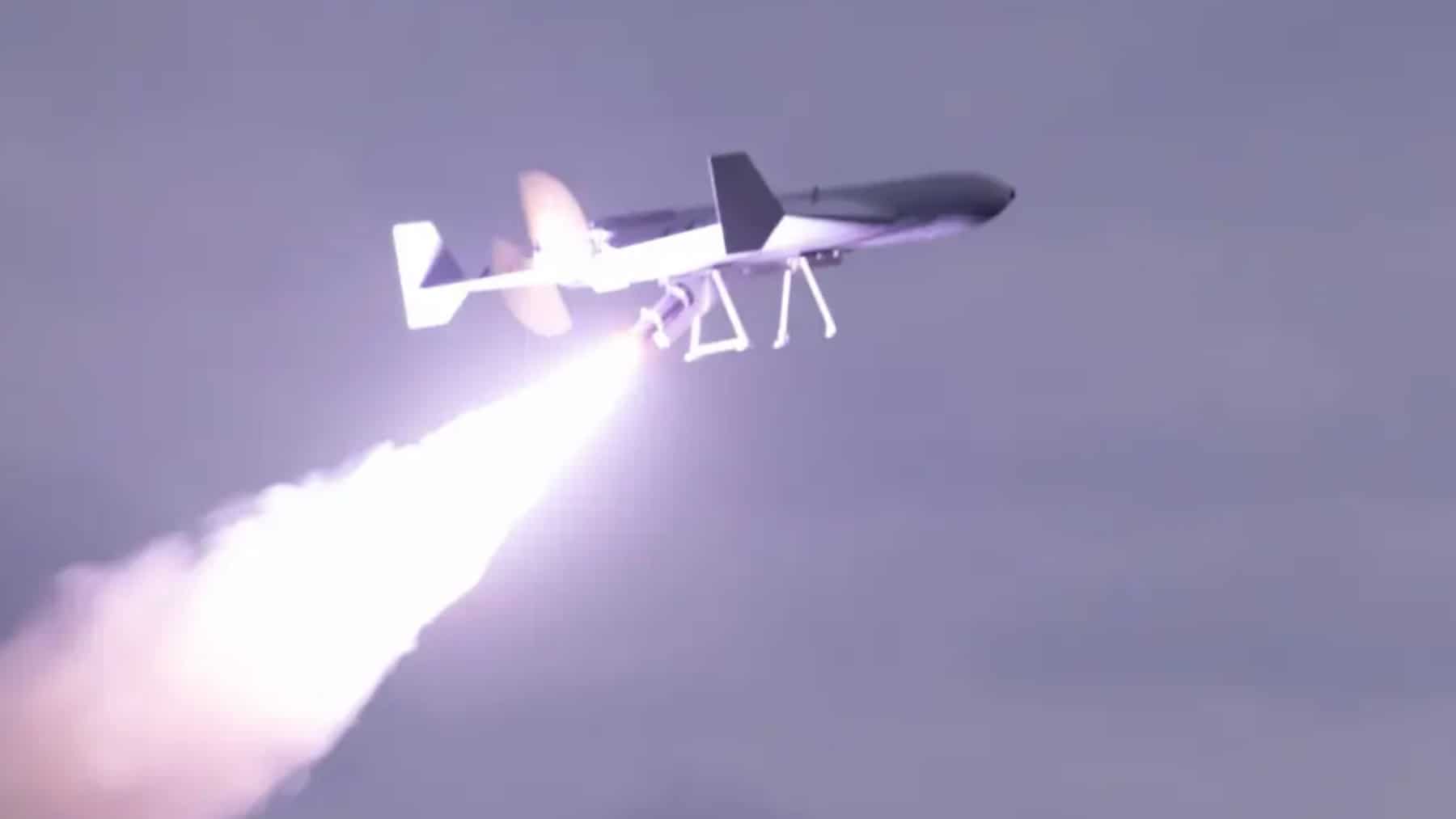 Un buque de guerra estadounidense lanzó un dron de ataque unidireccional por primera vez esta semana