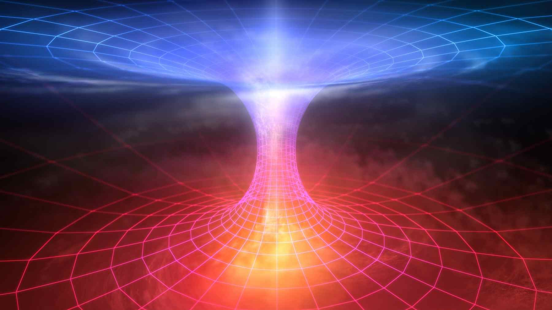 Ilustración conceptual de la teleportación cuántica a través de redes de fibra óptica e internet cuántico