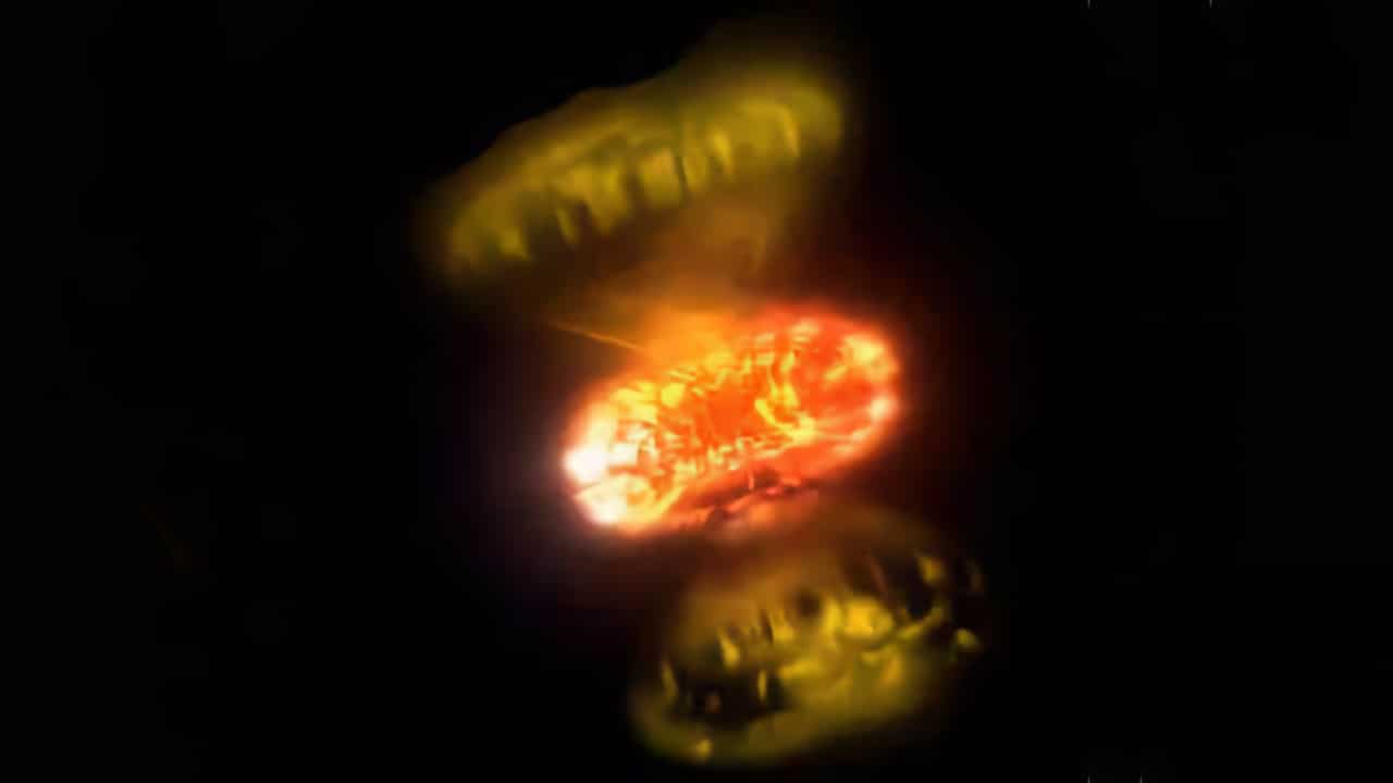 Imágenes muestran una explosión de estrellas en tiempo real